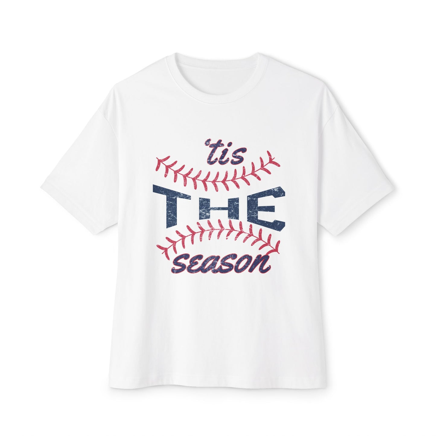 Baseball Season Oversized Tee
