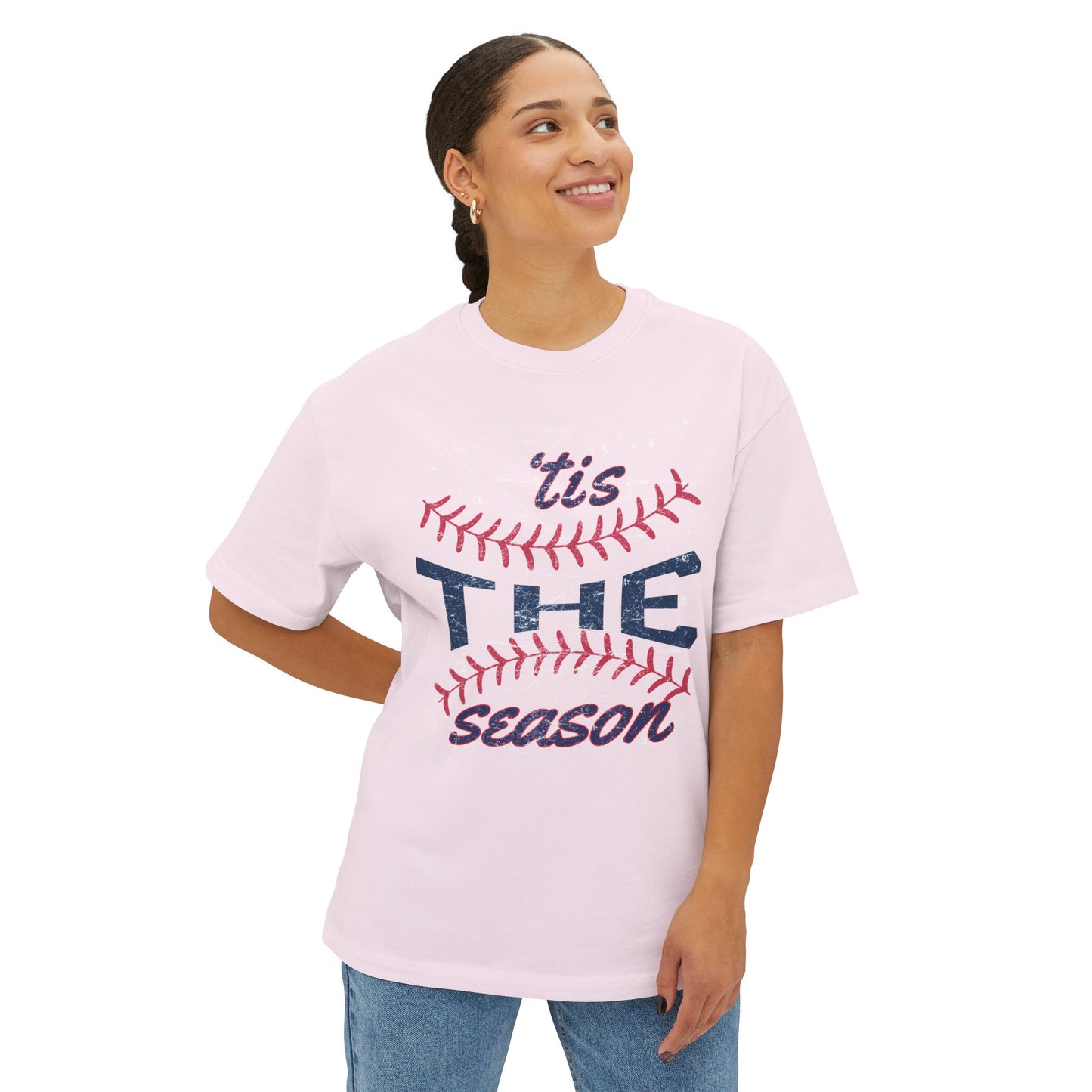 Baseball Season Oversized Tee