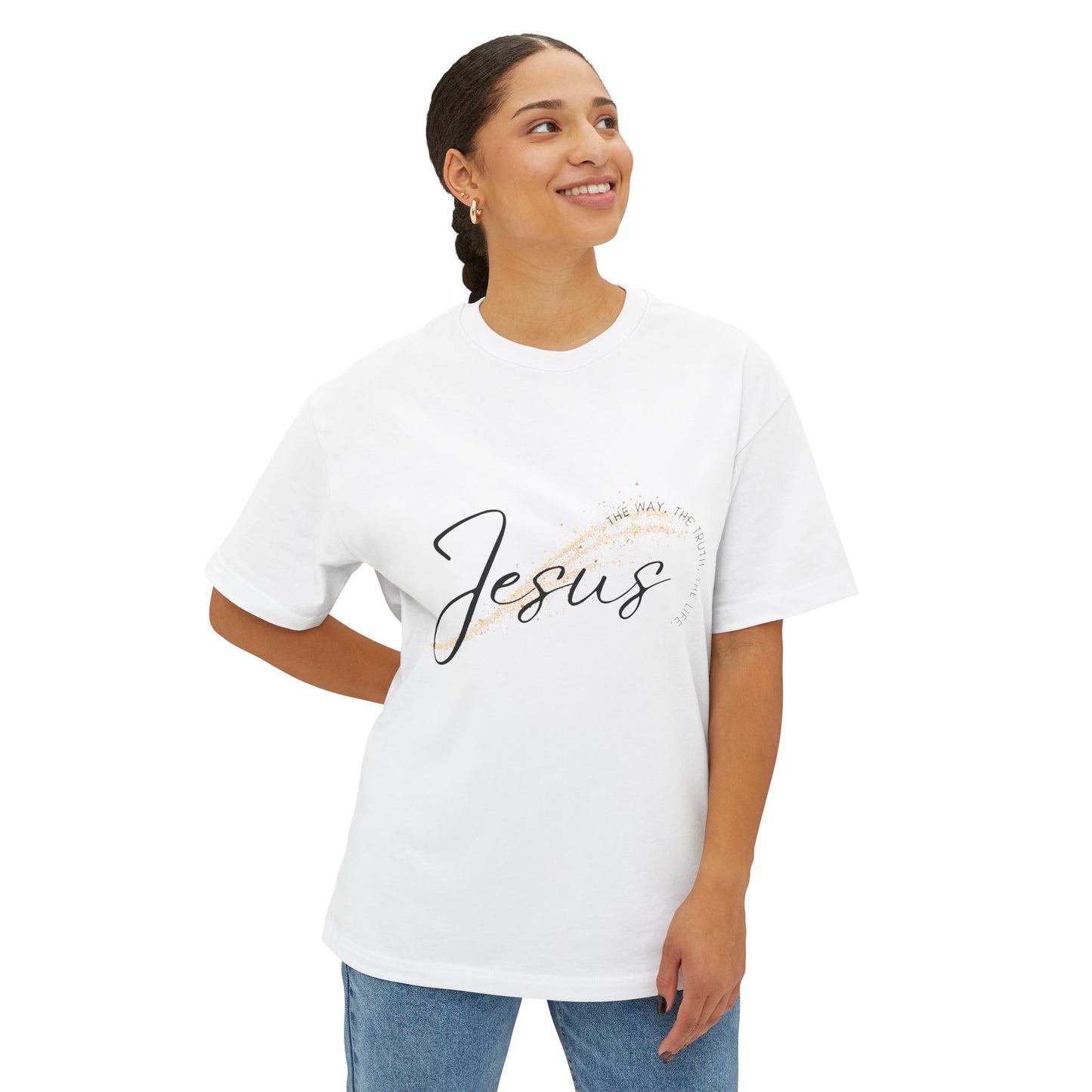 Jesus: The Way The Truth The Life Oversized Tee