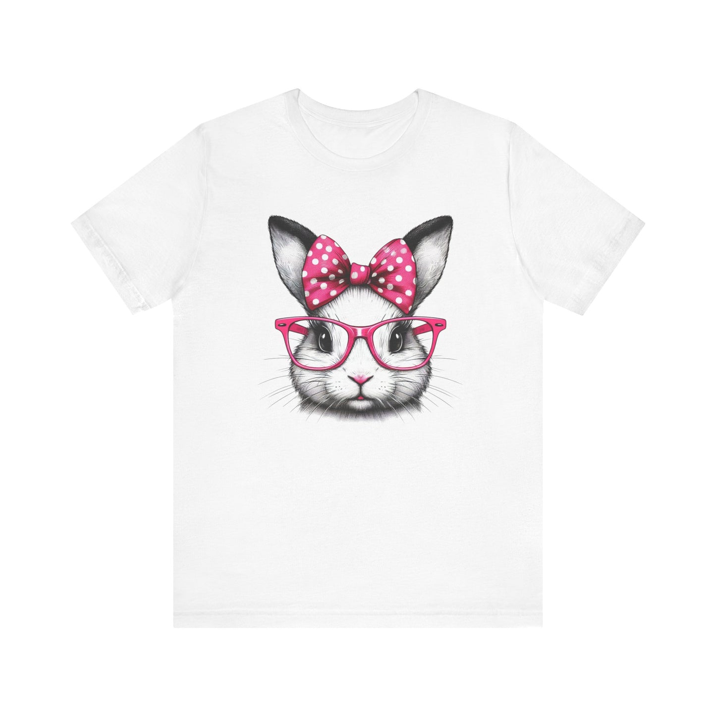 Cute Bunny Graphic Tee for Easter