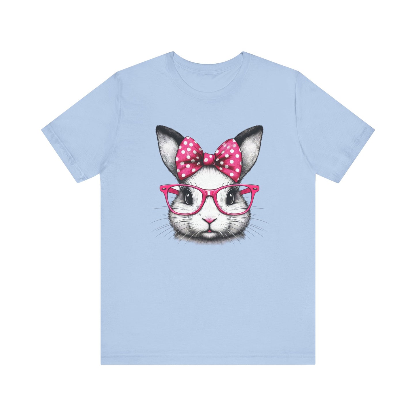 Cute Bunny Graphic Tee for Easter