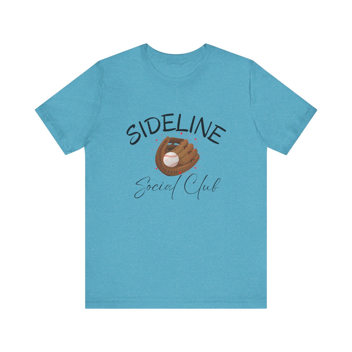 Baseball Mom Sideline Social Club Tee