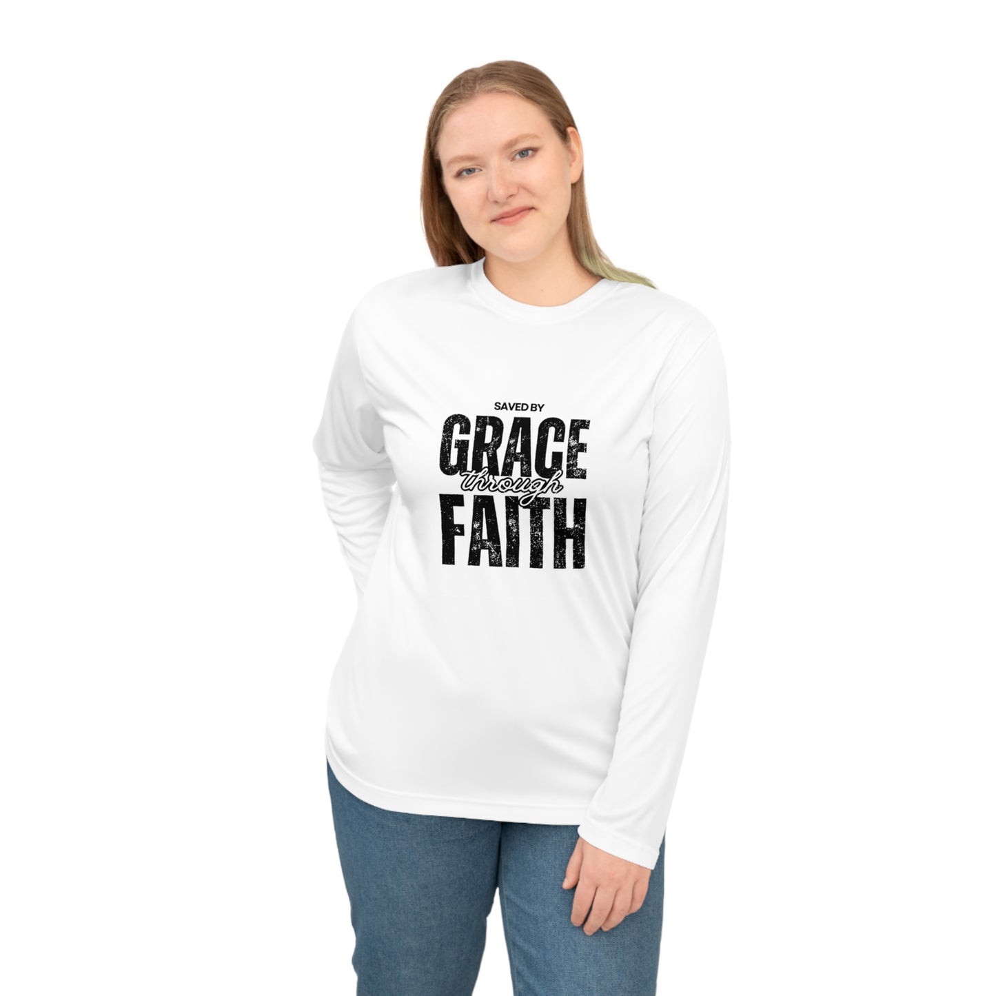 Saved by Faith Through Grace Long Sleeve