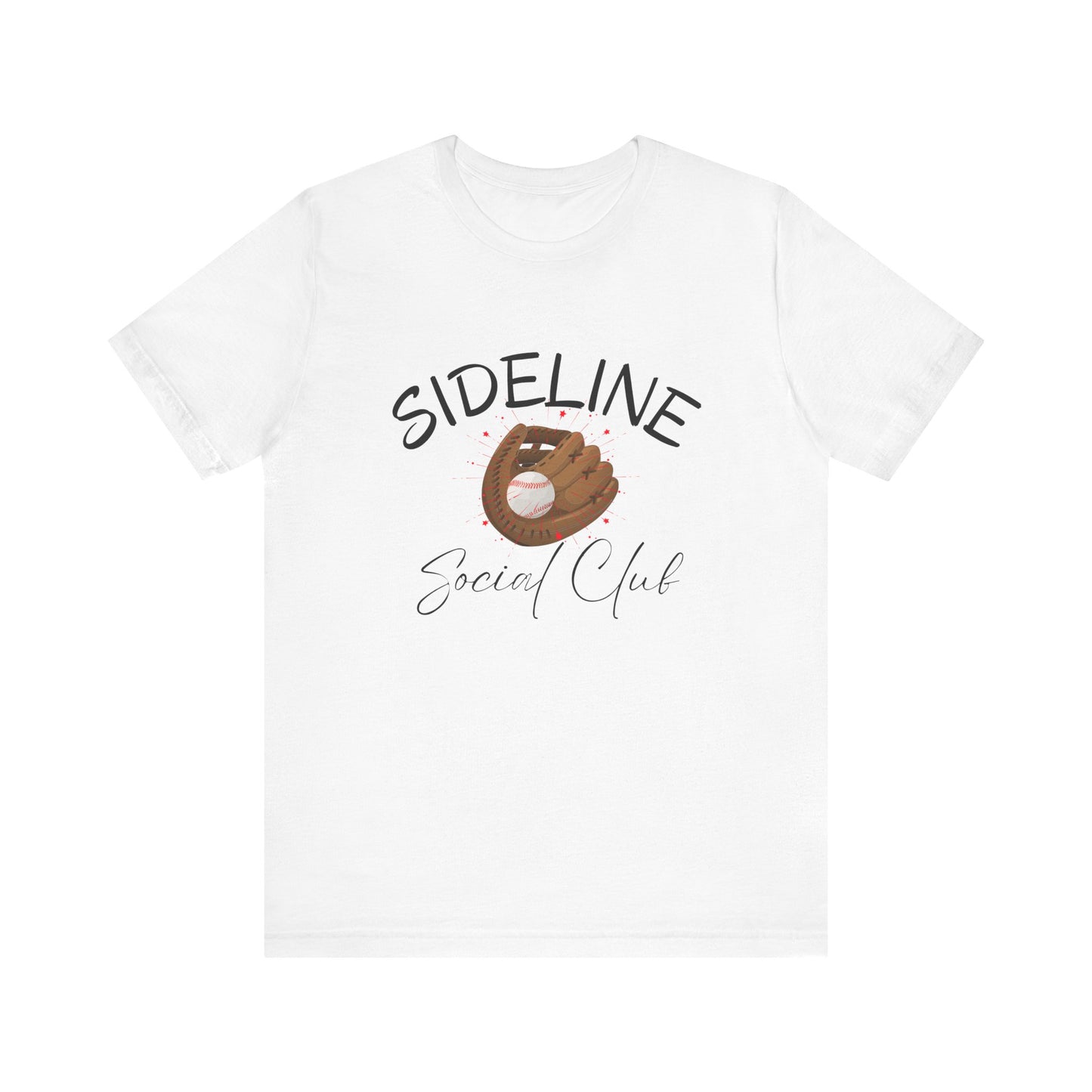 Baseball Mom Sideline Social Club Tee