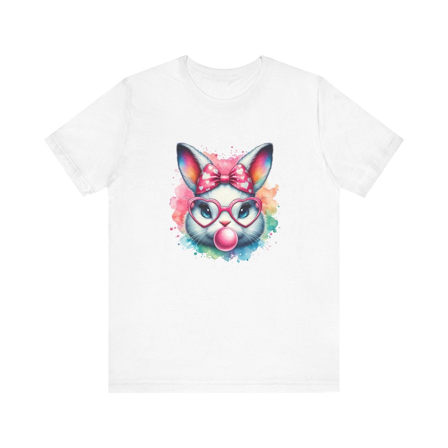 Colorful Bunny Graphic Tee