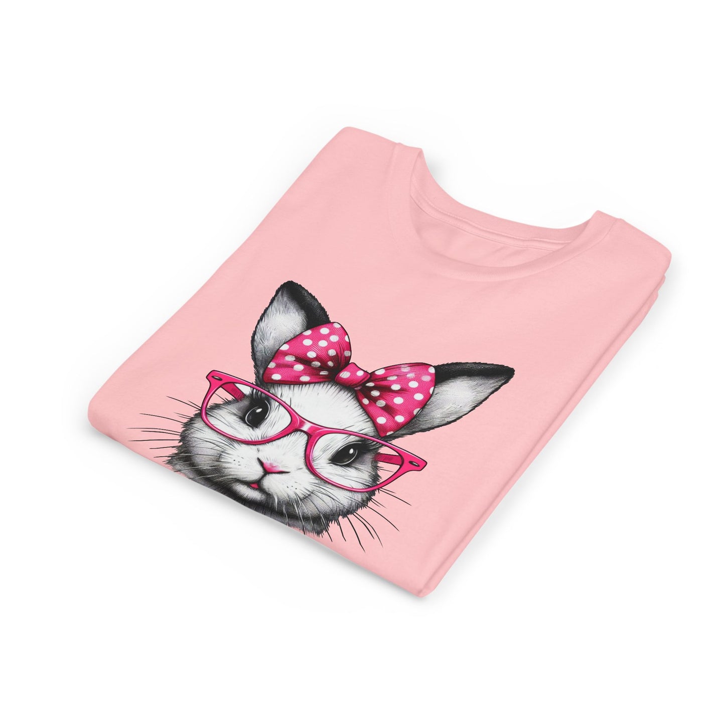 Cute Rabbit Glasses YOUTH Tee | Fun Animal Design for Kids