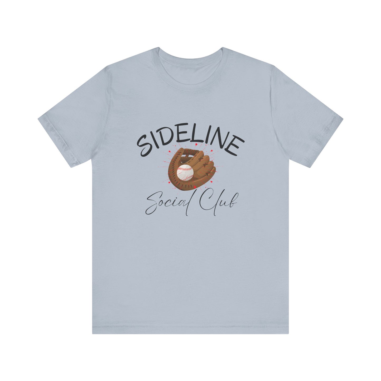 Baseball Mom Sideline Social Club Tee