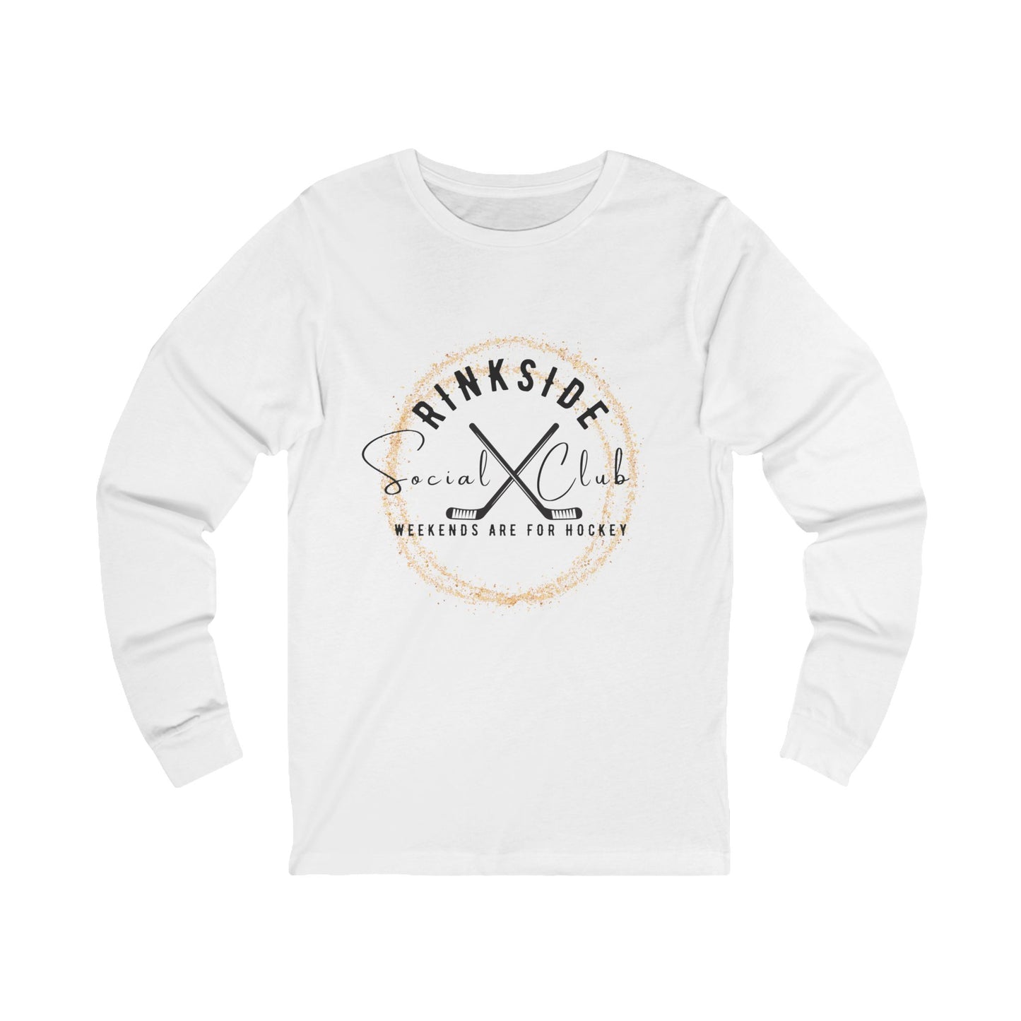 Hockey Long Sleeve Tee - Rinkside Social Club Weekend Vibes