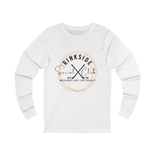 Hockey Long Sleeve Tee - Rinkside Social Club Weekend Vibes