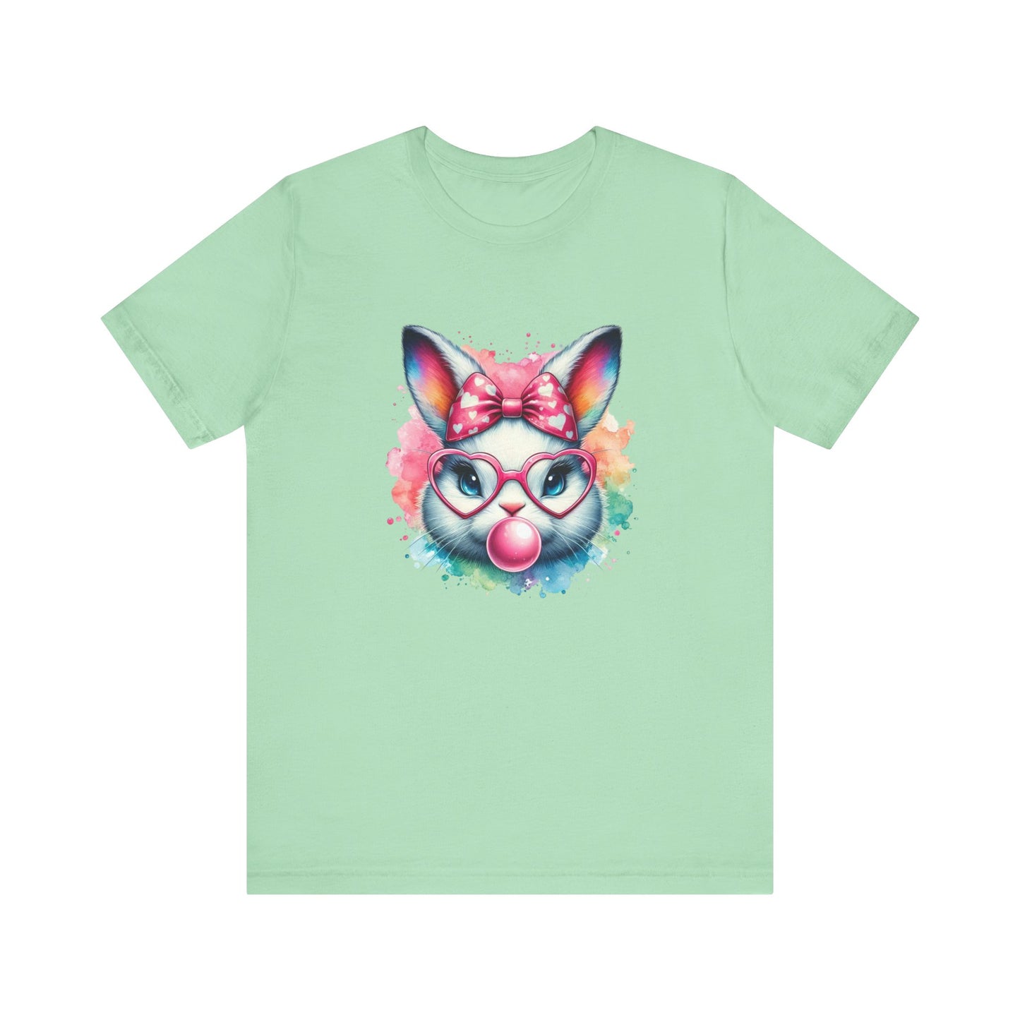 Colorful Bunny Graphic Tee