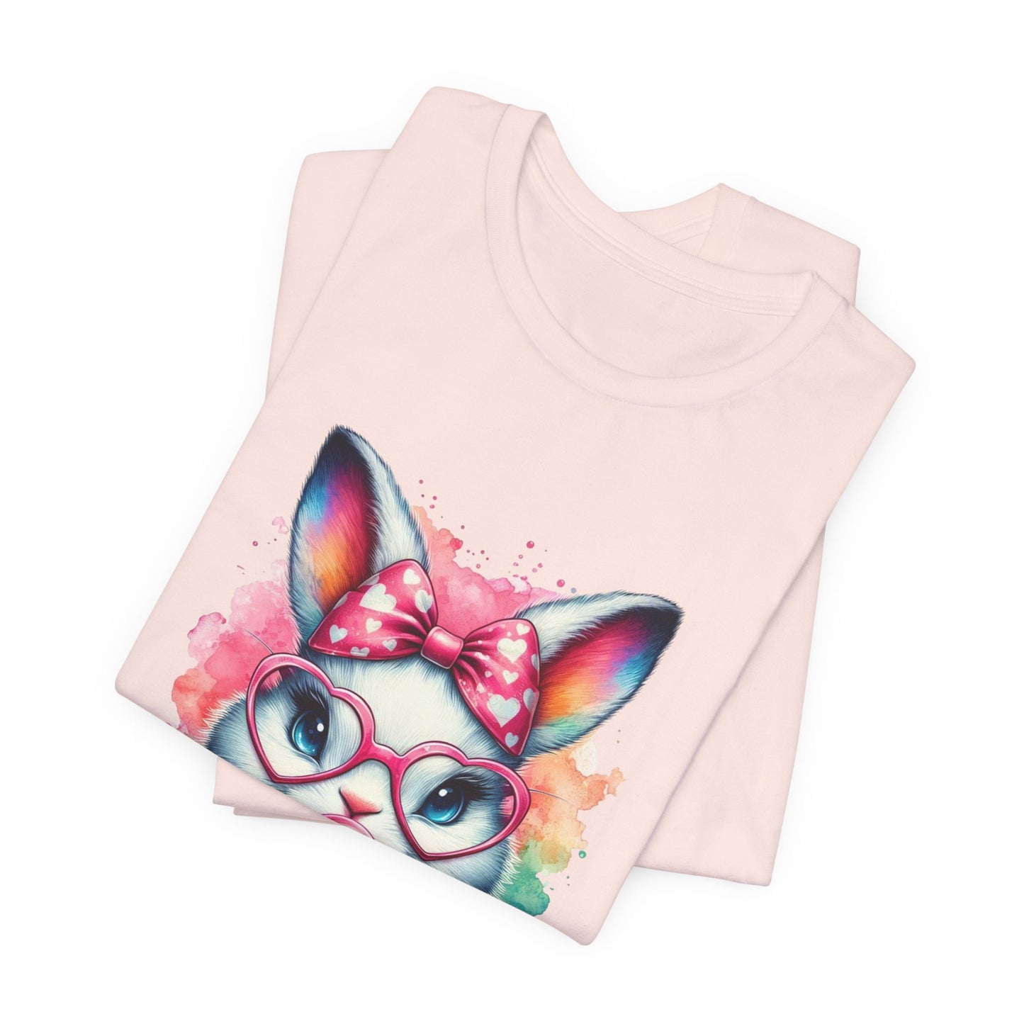 Colorful Bunny Graphic Tee