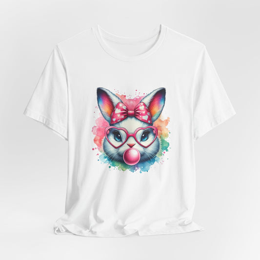 Colorful Bunny Graphic Tee