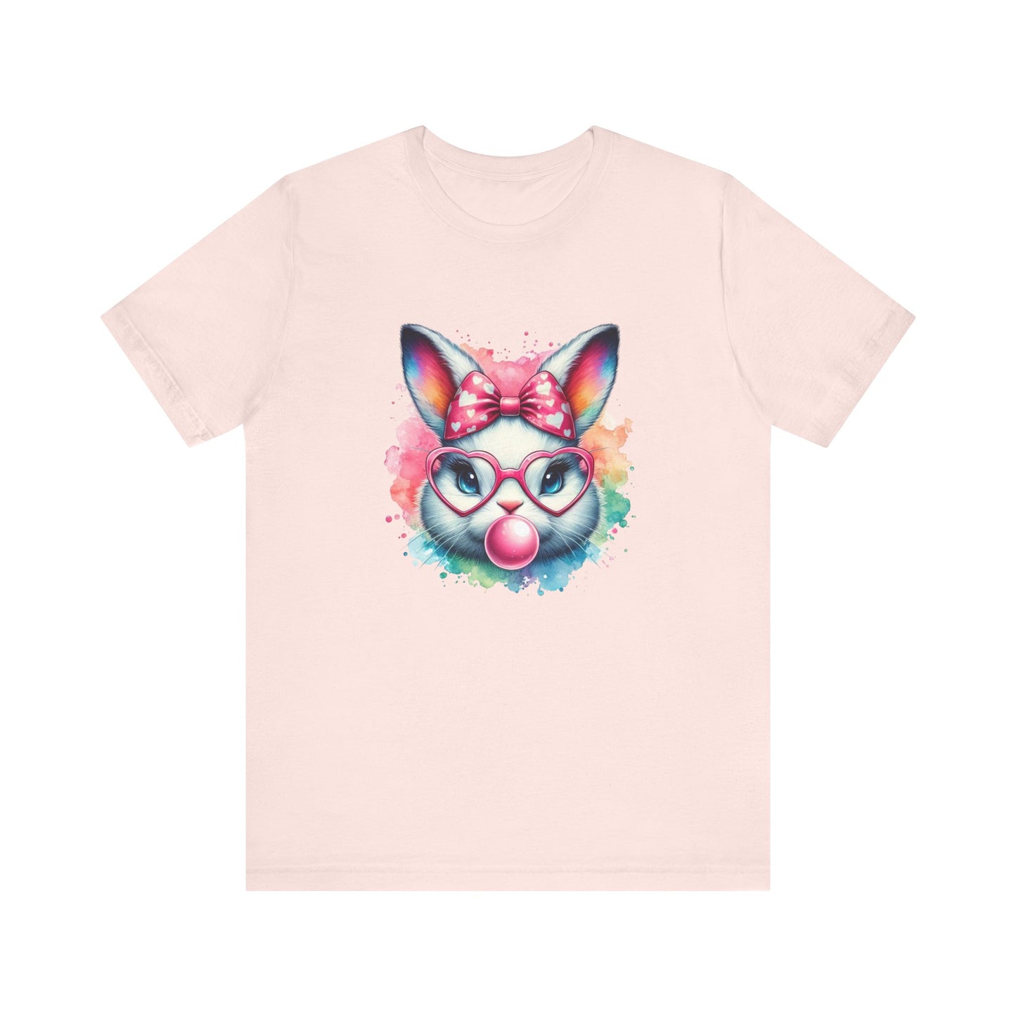 Colorful Bunny Graphic Tee