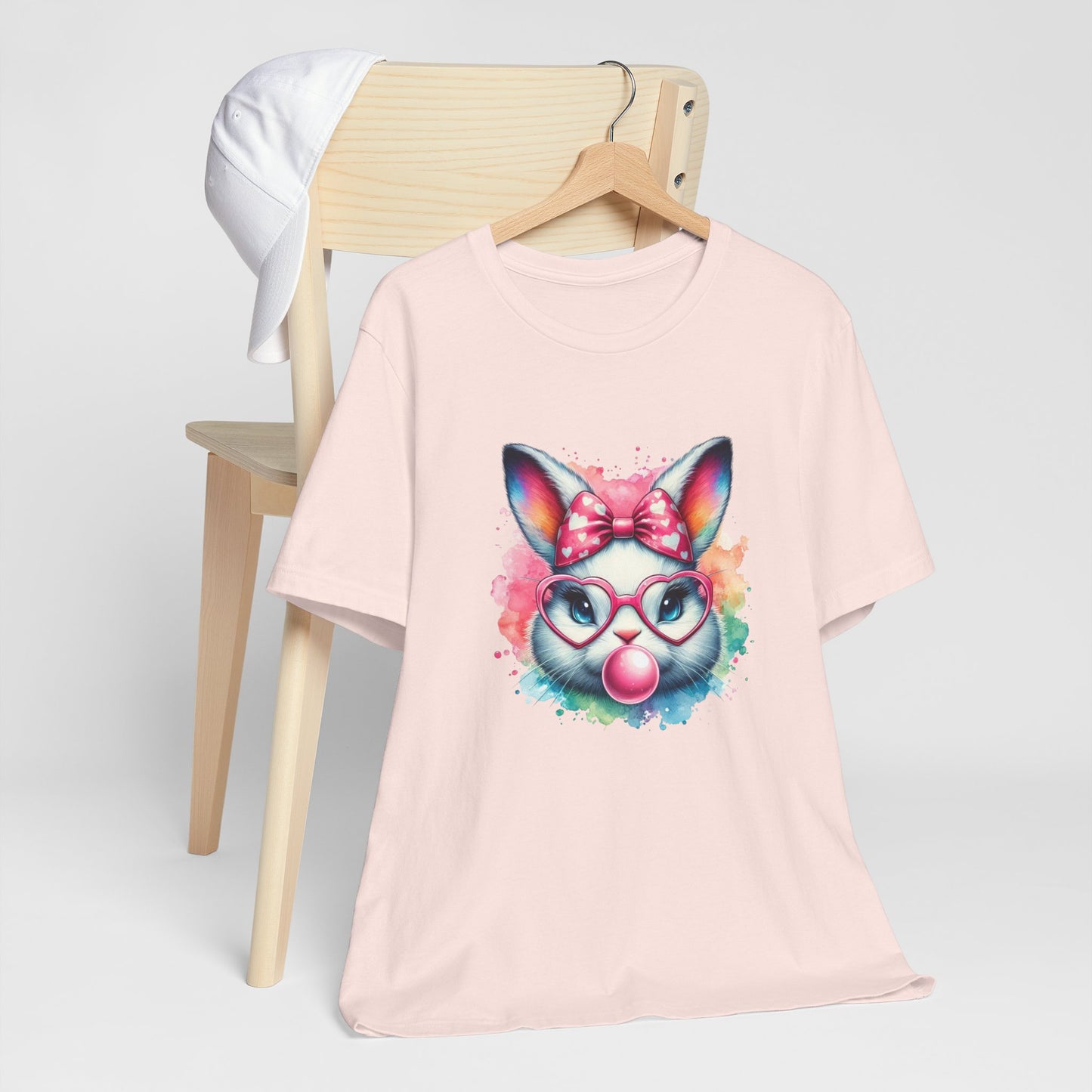Colorful Bunny Graphic Tee