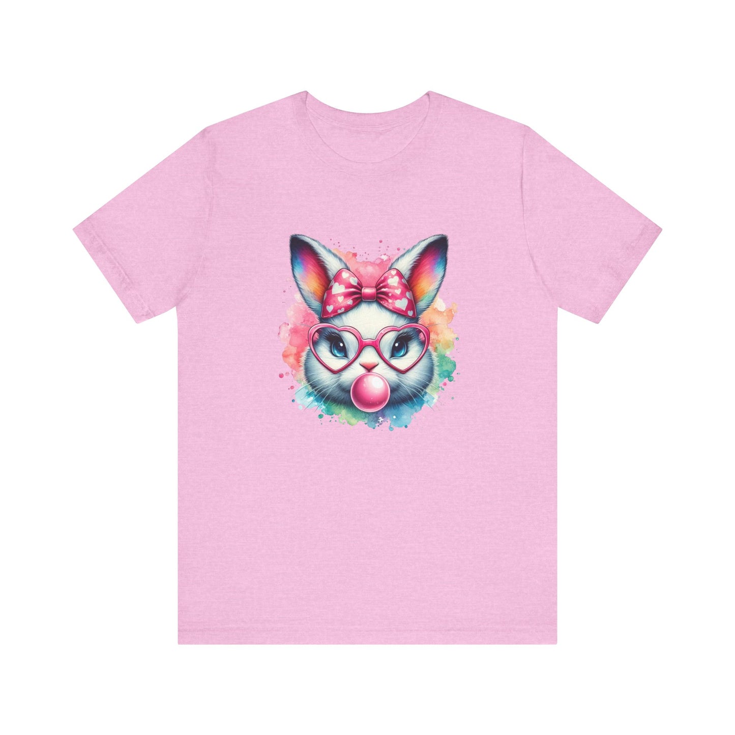 Colorful Bunny Graphic Tee