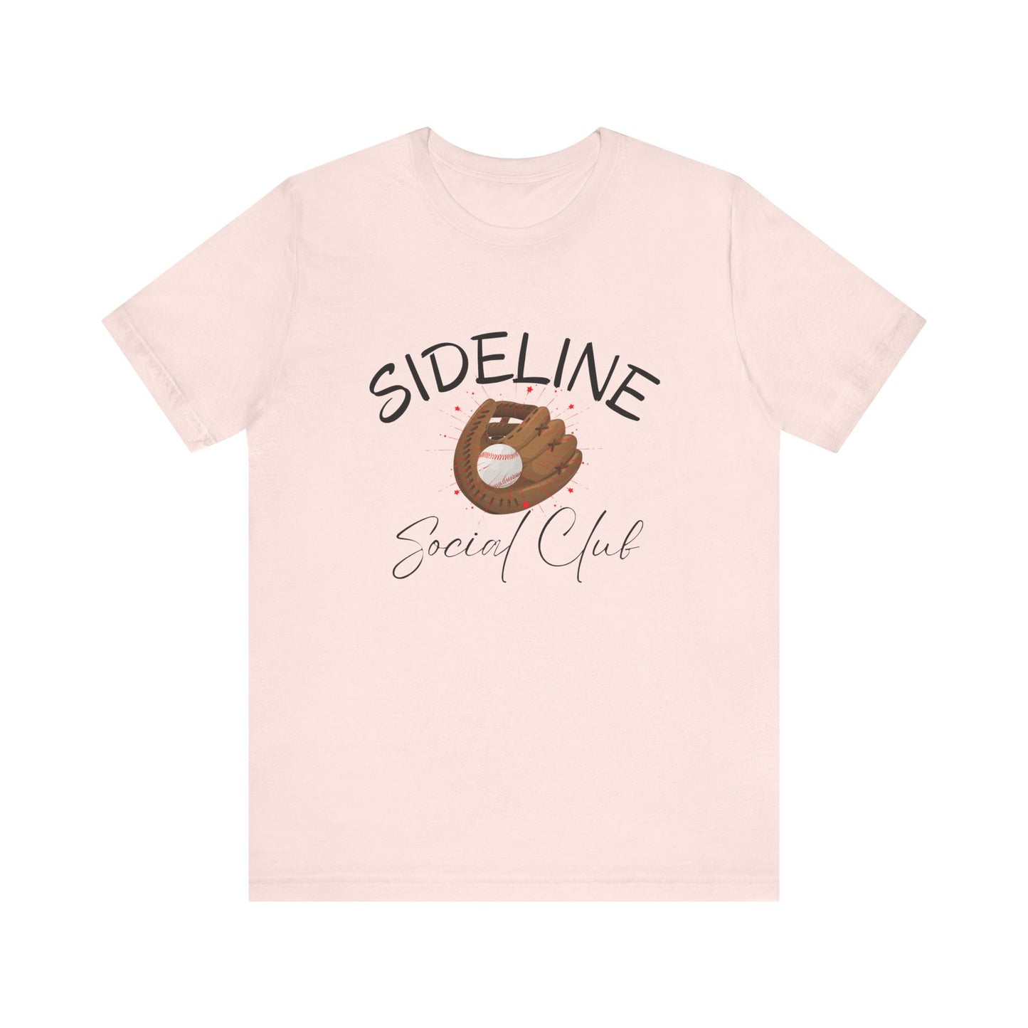 Baseball Mom Sideline Social Club Tee